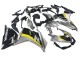 Mejores Carenados Moto Honda CBR500R 2022-2023 - Plata Amarillo Negro Brillante