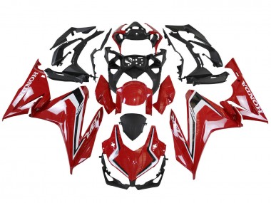 Mejores Carenados Moto Honda CBR500R 2022-2023 - Rojo Blanco Negro