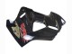 Mejores Carenados Moto Honda VFR 800 1998-2001 - Negro Brillante Rojo Calcomanía