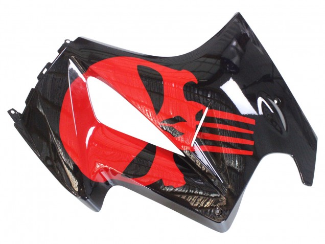Mejores Carenados Moto Honda VFR 800 2002-2013 - Negro Brillante Rojo