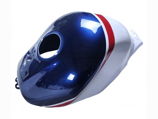 Mejores Carenados Moto Honda VFR 800 2002-2013 - Blanco Rojo Azul Oscuro