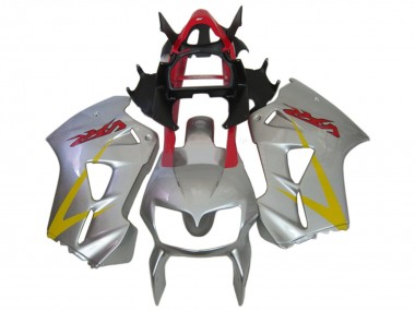 Mejores Carenados Moto Honda VFR 800 2002-2013 - Plata Rojo Amarillo