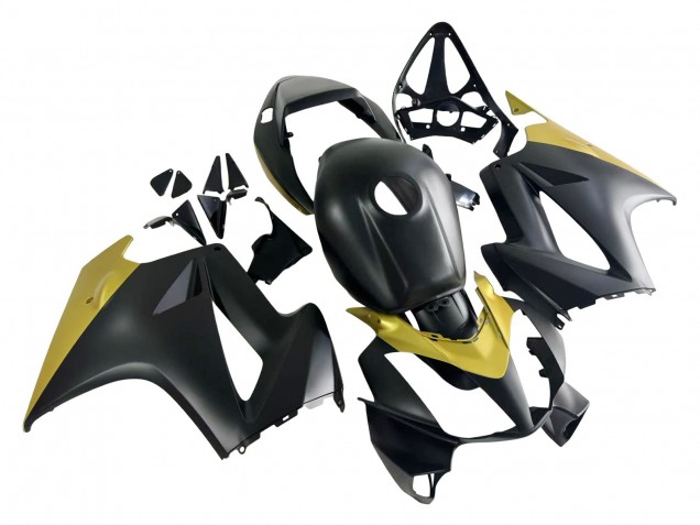 Mejores Carenados Moto Honda VFR 800 2002-2013 - Amarillo Negro Mate