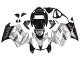 Mejores Carenados Moto Honda VFR 800 2002-2013 - Plata Negro Brillante Repsol
