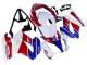 Mejores Carenados Moto Honda VFR 800 2002-2013 - Blanco Rojo Azul Motul