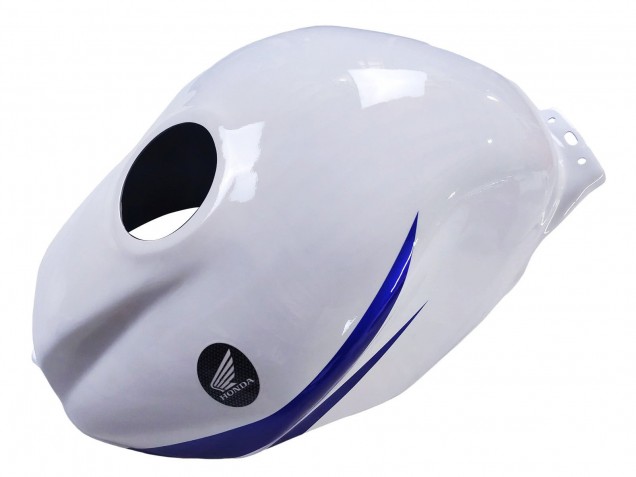 Mejores Carenados Moto Honda VFR 800 2002-2013 - Blanco Rojo Azul Motul