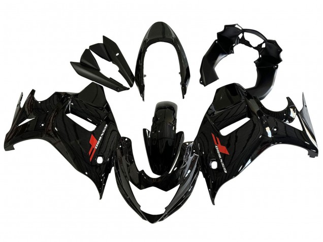 Mejores Carenados Moto Suzuki GSX650F 2008-2013 - Negro Brillante