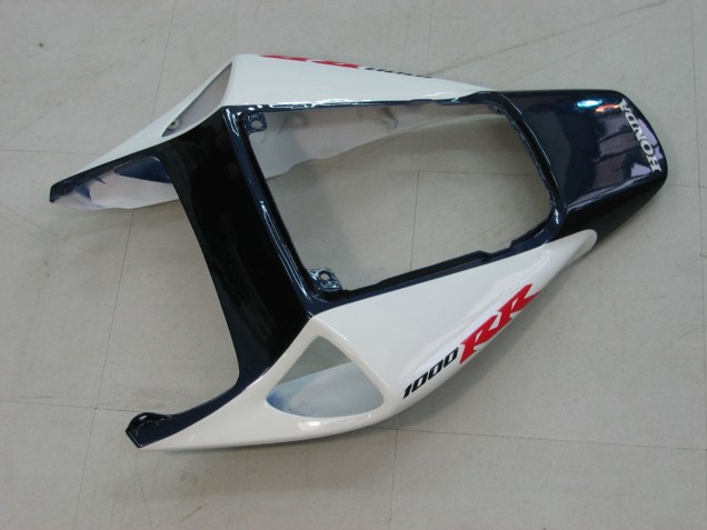 Mejores Carenados Moto Honda CBR1000RR 2004-2005 - Blanco Azul Negro Brillante Fireblade