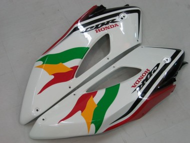 Mejores Carenados Moto Honda CBR1000RR 2004-2005 - Blanco Azul Rojo Negro Brillante Estrella EuroBet Lee