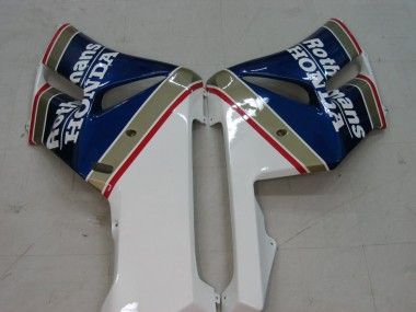 Mejores Carenados Moto Honda CBR1000RR 2004-2005 - Blanco Azul Oro Rothmans