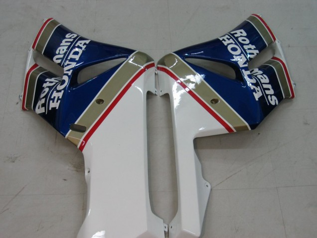 Mejores Carenados Moto Honda CBR1000RR 2004-2005 - Blanco Azul Oro Rothmans