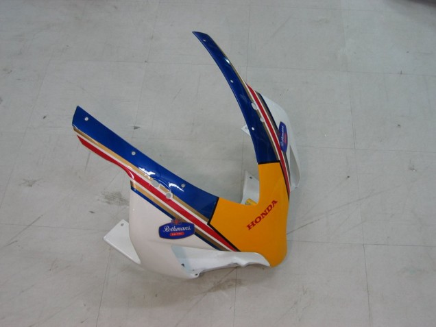 Mejores Carenados Moto Honda CBR1000RR 2004-2005 - Blanco Azul Oro Rothmans