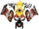 Mejores Carenados Moto Honda CBR1000RR 2004-2005 - Amarillo Naranja Negro Brillante Repsol Rossi 46