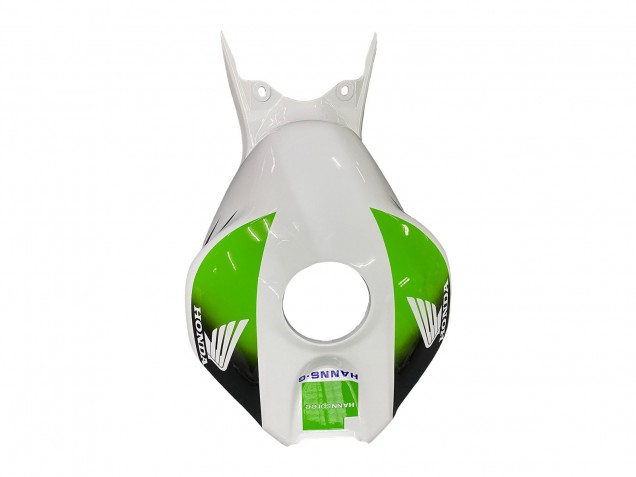 Mejores Carenados Moto Honda CBR1000RR 2004-2005 - Blanco Verde Negro Brillante Hannspree 52