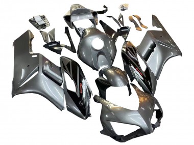 Mejores Carenado Moto Honda CBR1000RR 2004-2005 - Plata Negro Brillante