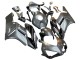 Mejores Carenado Moto Honda CBR1000RR 2004-2005 - Plata Negro Brillante