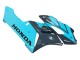 Mejores Carenados Moto Honda CBR1000RR 2004-2005 - Azul Claro Negro Brillante