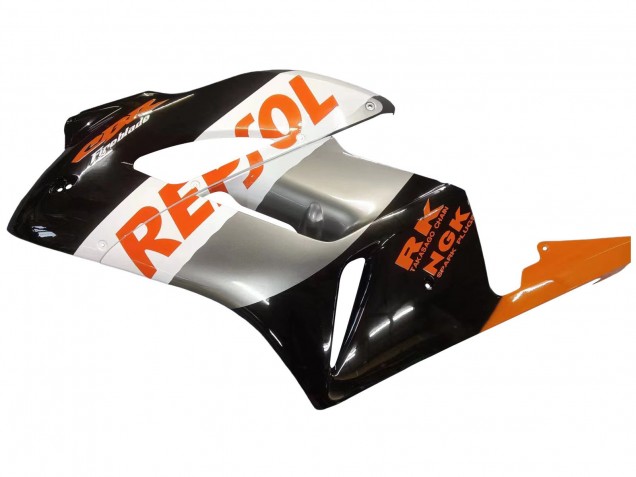 Mejores Carenados Moto Honda CBR1000RR 2004-2005 - Naranja Plata Negro Brillante Repsol