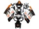 Mejores Carenados Moto Honda CBR1000RR 2004-2005 - Naranja Plata Negro Brillante Repsol