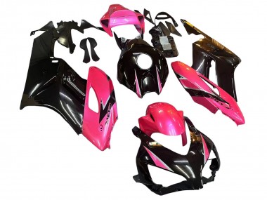 Mejores Carenados Moto Honda CBR1000RR 2004-2005 - Rosa Negro Brillante