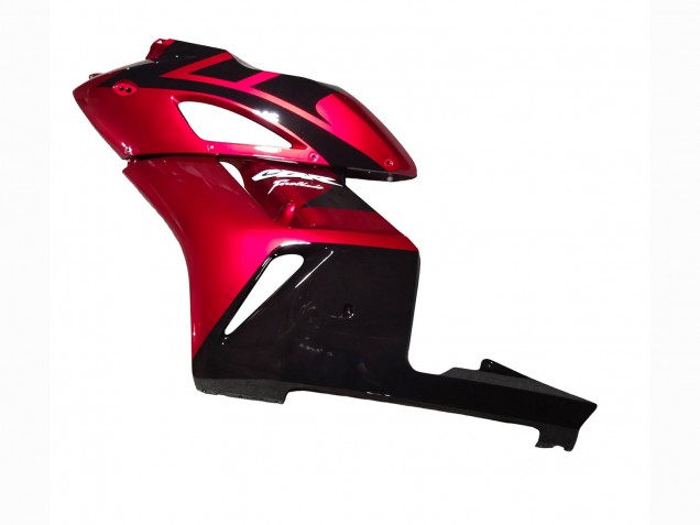Mejores Carenados Moto Honda CBR1000RR 2004-2005 - Rojo Negro Brillante Raya