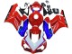 Mejores Carenados Moto Honda CBR1000RR 2004-2005 - Rojo Azul Blanco Negro Motul