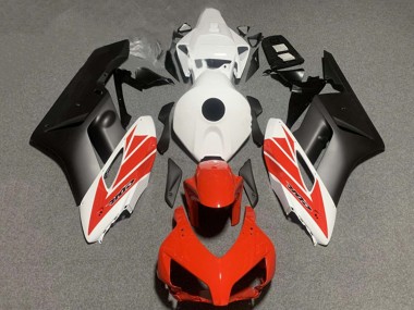 Mejores Carenados Moto Honda CBR1000RR 2004-2005 - Blanco Rojo Negro Mate