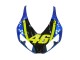 Mejores Carenados Moto Honda CBR1000RR 2006-2007 - Azul Fluorescent Verde Negro Brillante Tiburón 46