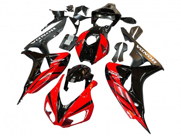 Mejores Carenado Moto Honda CBR1000RR 2006-2007 - Azul Negro Brillante