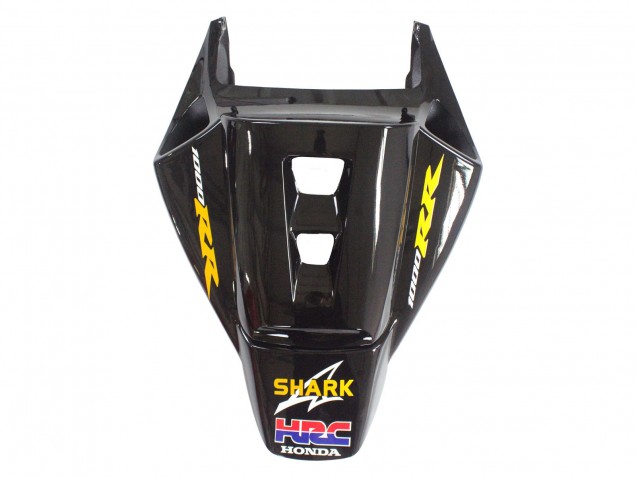 Mejores Carenados Moto Honda CBR1000RR 2006-2007 - Negro Brillante Amarillo Rojo Llama