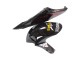 Mejores Carenados Moto Honda CBR1000RR 2006-2007 - Negro Brillante Amarillo Rojo Llama