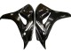 Mejores Carenados Moto Honda CBR1000RR 2006-2007 - Negro Brillante Negro Mate