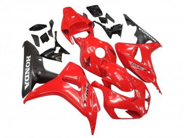 Mejores Carenados Moto Honda CBR1000RR 2006-2007 - Rojo Negro Mate