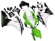 Mejores Carenado Moto Honda CBR1000RR 2006-2007 - Blanco Verde Negro Brillante