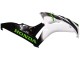 Mejores Carenado Moto Honda CBR1000RR 2006-2007 - Blanco Verde Negro Brillante