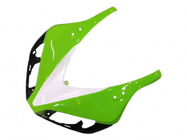 Mejores Carenado Moto Honda CBR1000RR 2006-2007 - Blanco Verde Negro Brillante
