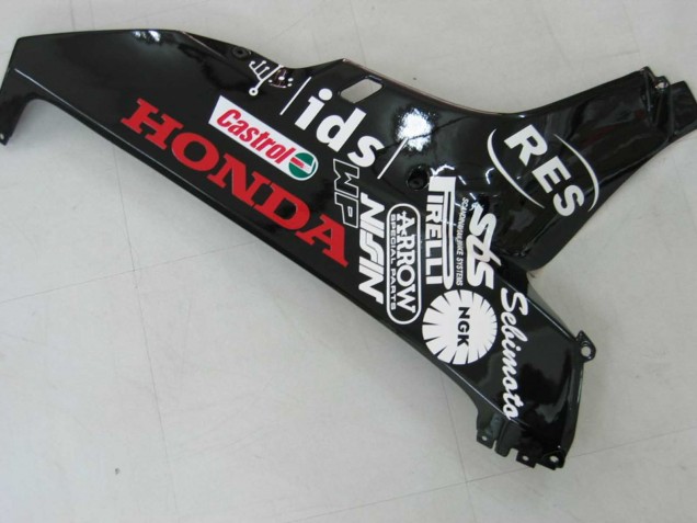 Mejores Carenados Moto Honda CBR1000RR 2006-2007 - Blanco Verde Negro Brillante Hannspree 52