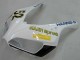Mejores Carenados Moto Honda CBR1000RR 2006-2007 - Blanco Verde Negro Brillante Hannspree 52