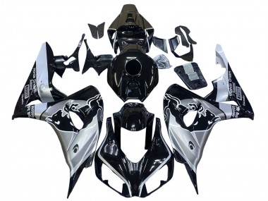 Mejores Carenados Moto Honda CBR1000RR 2006-2007 - Plata Negro Brillante Rojo Bull