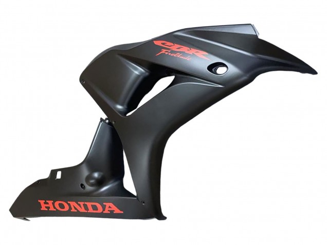 Mejores Carenados Moto Honda CBR1000RR 2006-2007 - Negro Mate Rojo Calcomanías