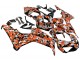 Mejores Carenados Moto Honda CBR1000RR 2006-2007 - Negro Naranja Plata Camouflage