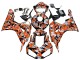 Mejores Carenados Moto Honda CBR1000RR 2006-2007 - Negro Naranja Plata Camouflage