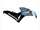 Mejores Carenado Moto Honda CBR1000RR 2006-2007 - Blanco Azul Negro Brillante