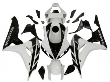 Mejores Kits Carenado Moto Honda CBR1000RR 2006-2007 - Blanco Negro Brillante