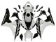 Mejores Kits Carenado Moto Honda CBR1000RR 2006-2007 - Blanco Negro Brillante
