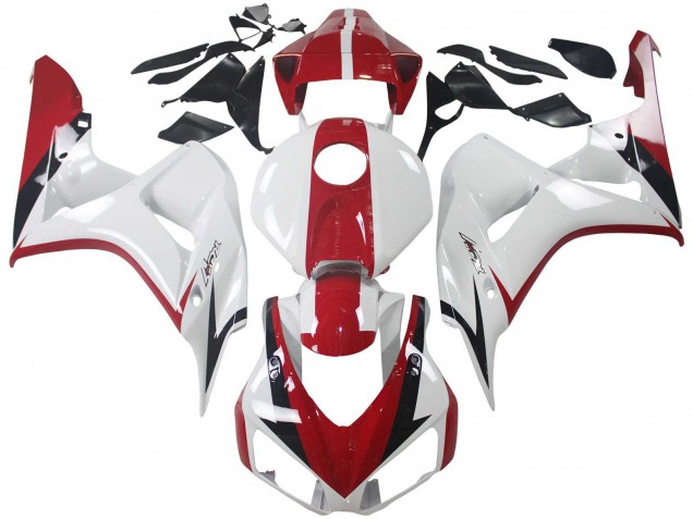 Mejores Kits Carenado Moto Honda CBR1000RR 2006-2007 - Blanco Rojo Negro Brillante