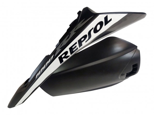 Mejores Carenados Moto Honda CBR1000RR 2008-2011 - Plata Negro Mate Repsol