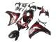 Mejores Carenado Moto Honda CBR1000RR 2008-2011 - Negro Brillante Rojo Llama