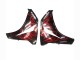 Mejores Carenado Moto Honda CBR1000RR 2008-2011 - Negro Brillante Rojo Llama