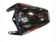Mejores Carenado Moto Honda CBR1000RR 2008-2011 - Negro Brillante Rojo Llama
